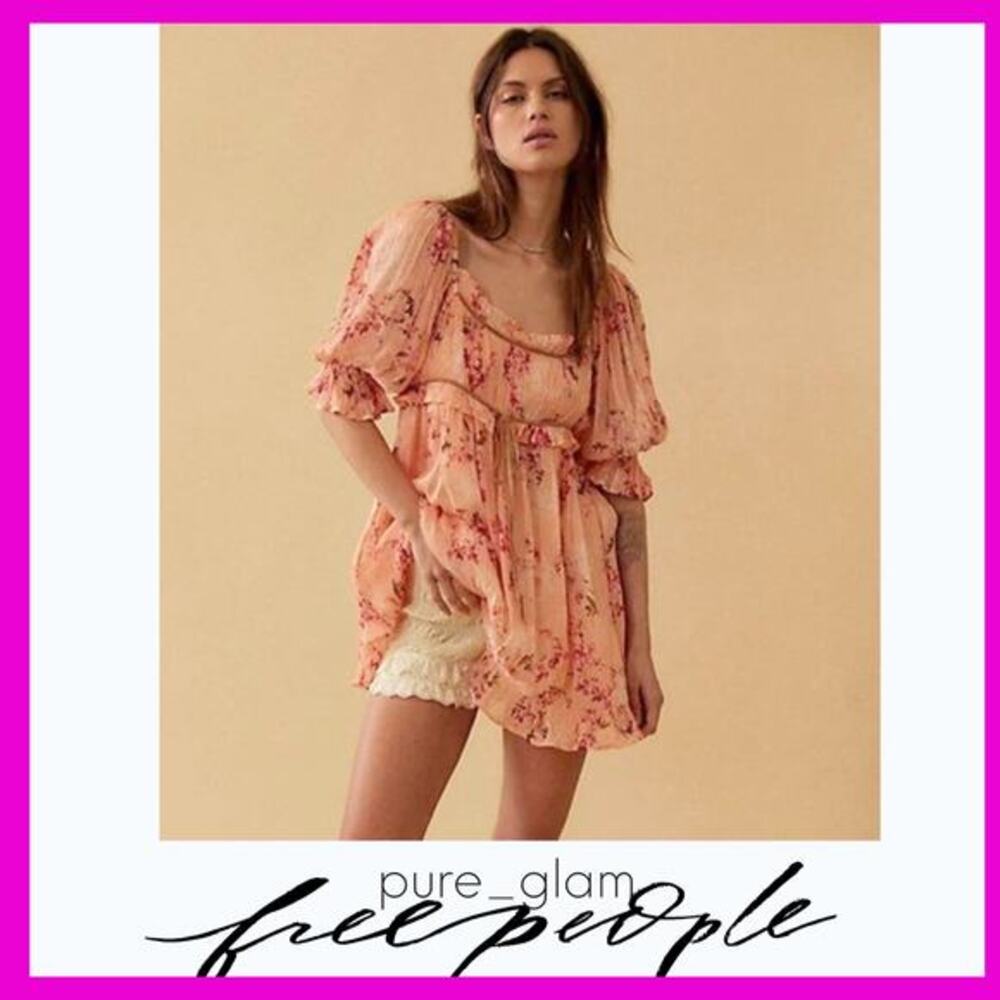 Free People floral mini dress
